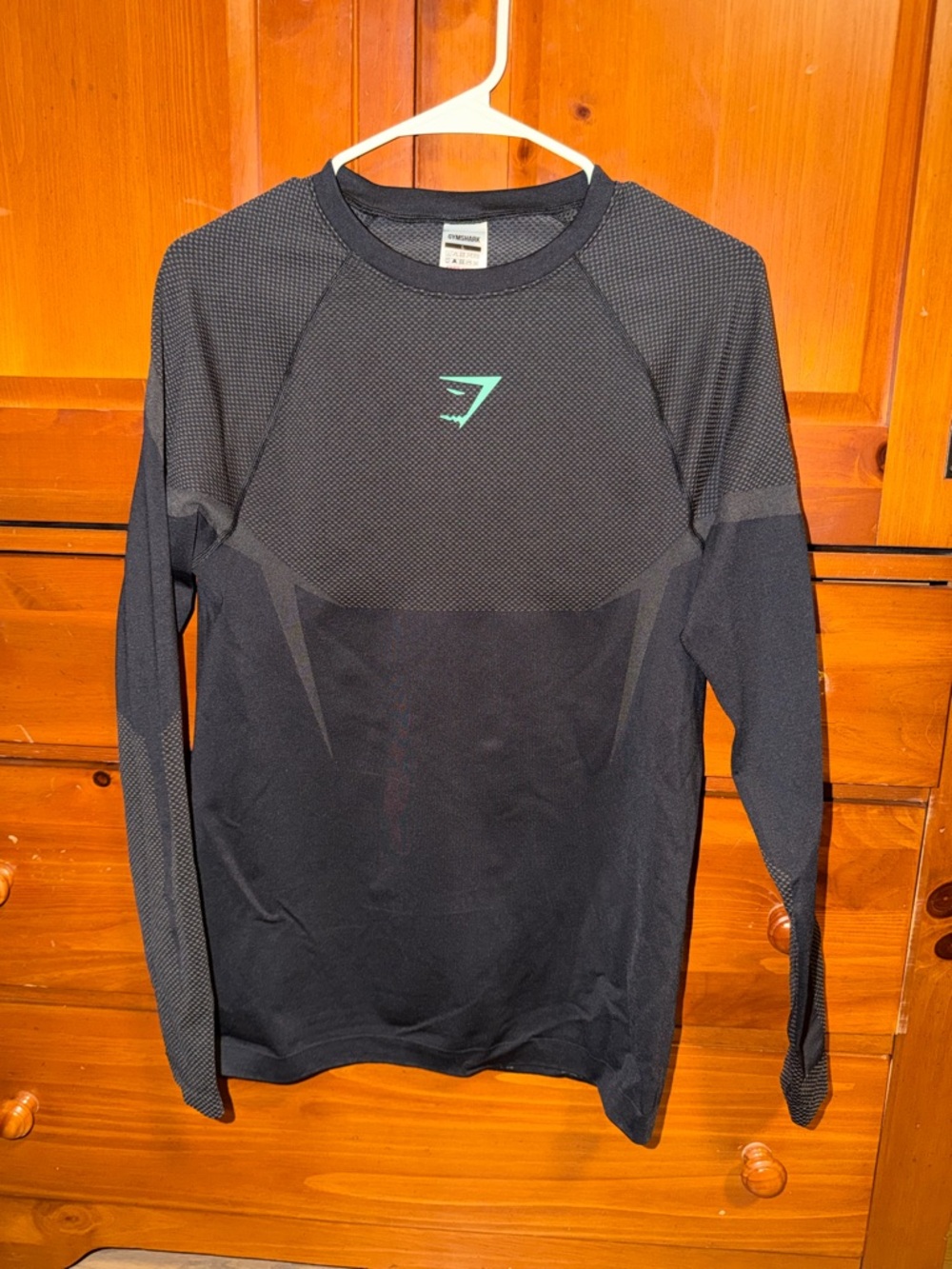 Gymshark Onyx V5 Longsleeve OG Blue Logo